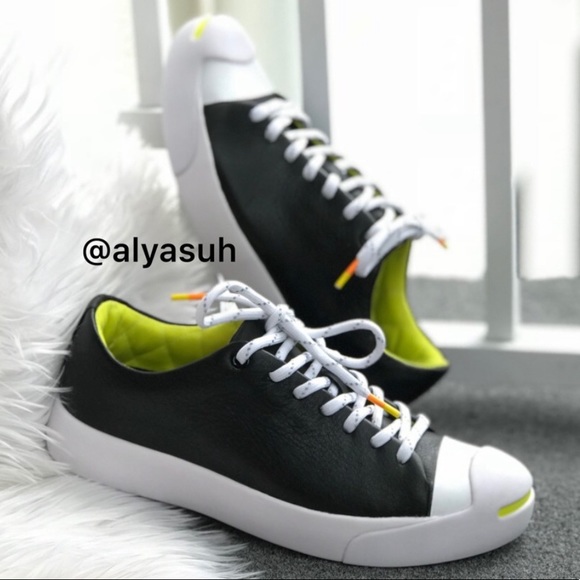 Converse JP Modern LE Black Yellow Shoes Women's AUTHENTIC Size 6.5 158343C - Picture 2 of 8